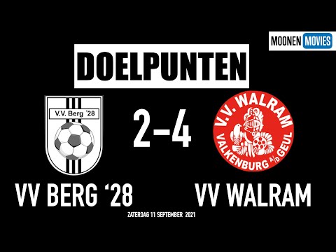 Doelpunten Berg'28 Walram 11-09-2021