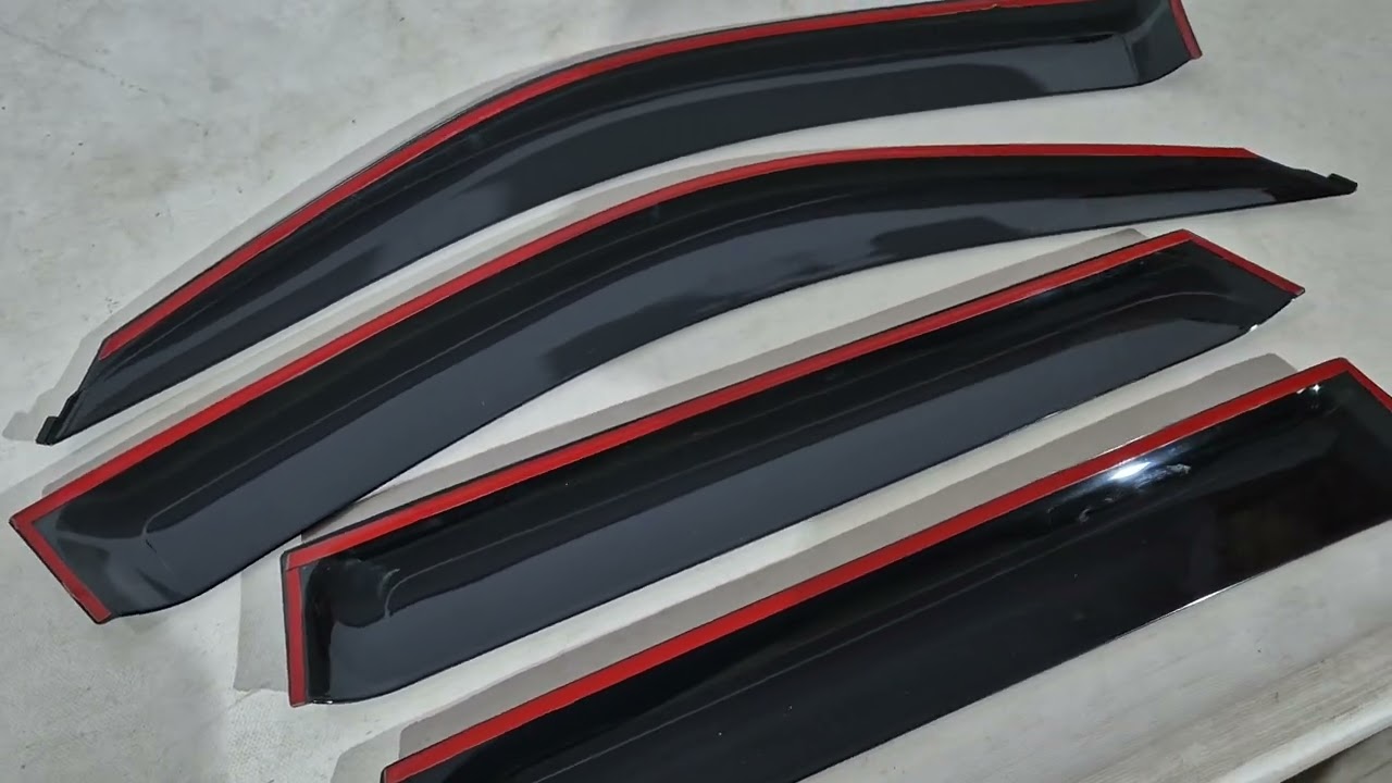 Suzuki Grand Vitara 2005-2017 гг. Ветровики Niken Luxury (4 шт) Video 1