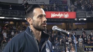 CLE@NYY Gm4: Karimloo performs the national anthem