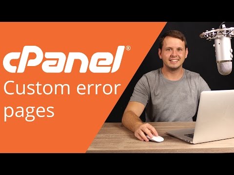 cPanel beginner tutorial 9 - Custom Error Pages