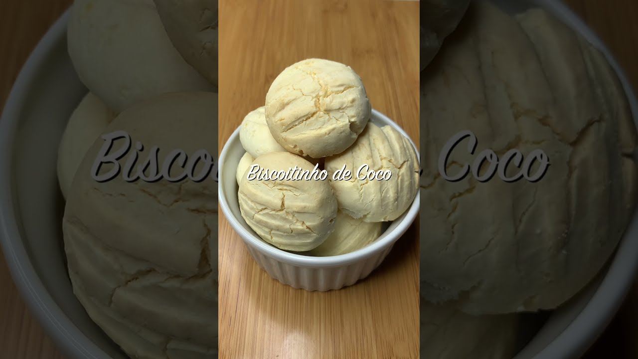 Watch Now BISCOITINHO DE COCO DE DERRETE NA BOCA #Shorts BISCOITINHO DE COCO DE DERRETE NA BOCA #Shorts