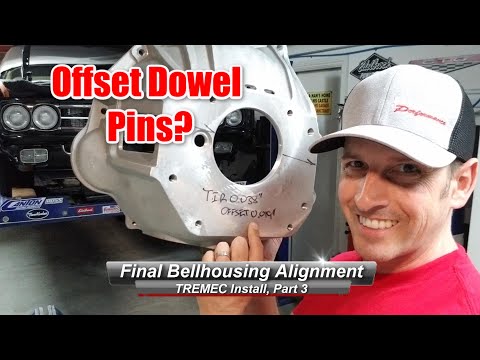 TREMEC TKO/TKX Install, Part 3:  How to install Offset Dowel Pins for Proper Bellhousing Alignment.