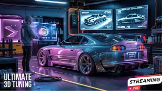 🚗 Ultimate 3D Tuning My Supra MK4 | Next-Level JDM Custom Build LIVE! 🔧🔥