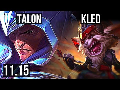 TALON vs KLED (MID) | 10/2/14, 400+ games, Godlike | KR Master | v11.15