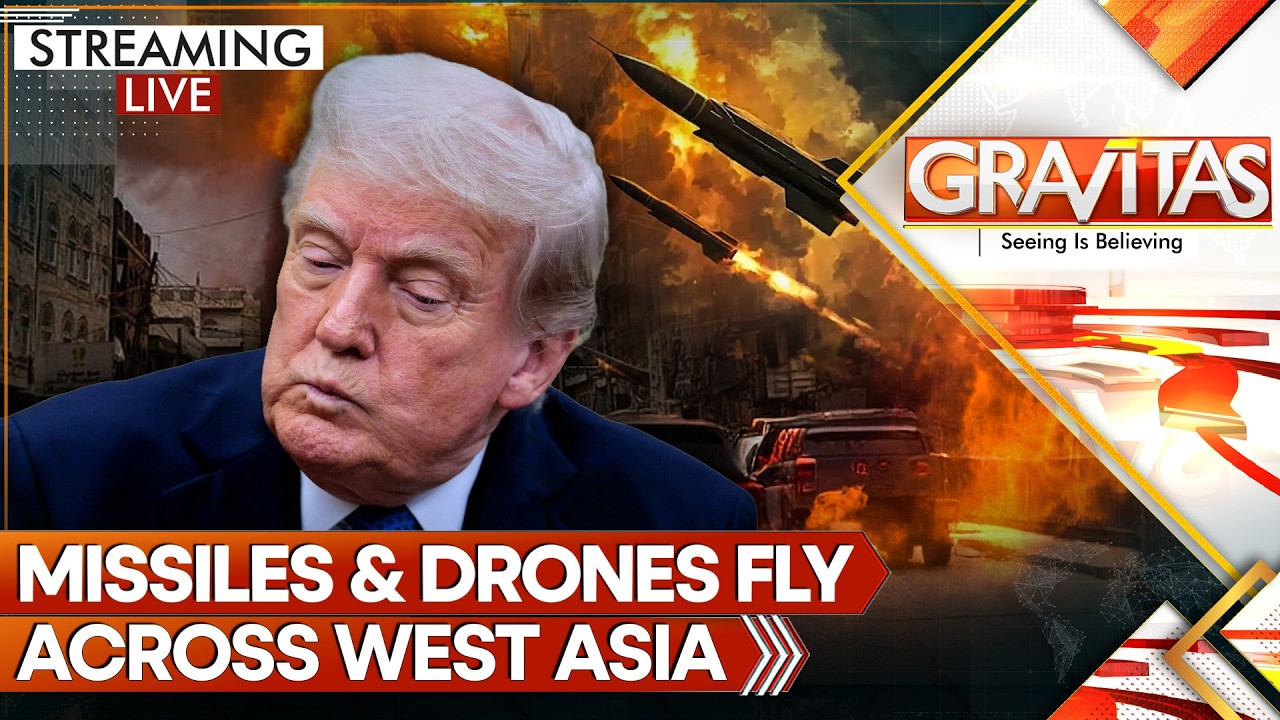 US-Iran War LIVE: Iran Vows to Fight Till the End as Trump Says War Can End Soon | GRAVITAS LIVE