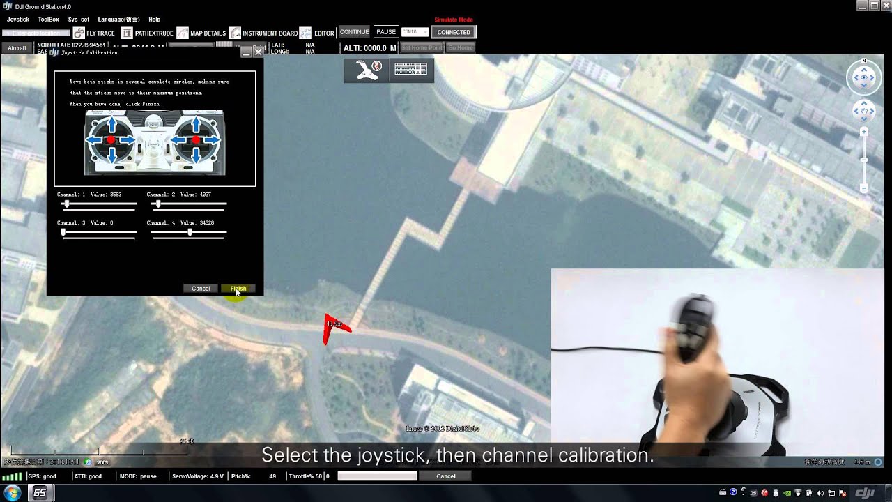 2,4Ghz BT datalink modul +iPad Ground Station s licencí Waypoint