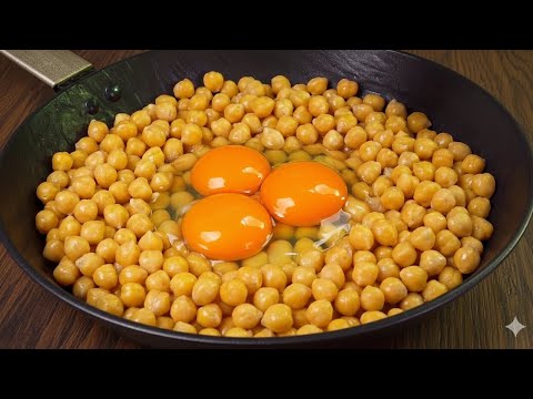 Just mix chickpeas and eggs! It's a super easy recipe I whip up every week!