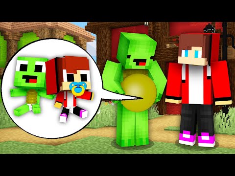 Mikey is PREGNANT by JJ in Minecraft Challenge - Maizen JJ and Mikey