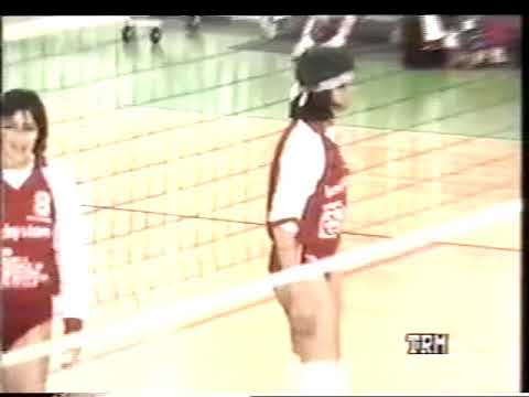 1987 1988: la festa promozione in A1 prima di PVF "Landsystem" MATERA - Giarratana - pallavolo