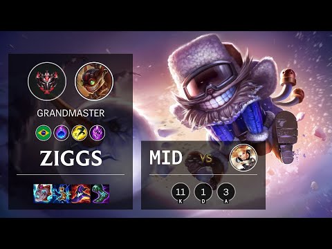 Ziggs Mid vs Lux - BR Grandmaster Patch 11.17