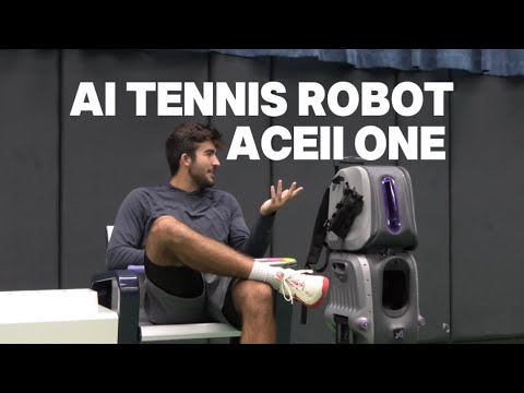 Training With An AI Tennis Robot - Aceii One