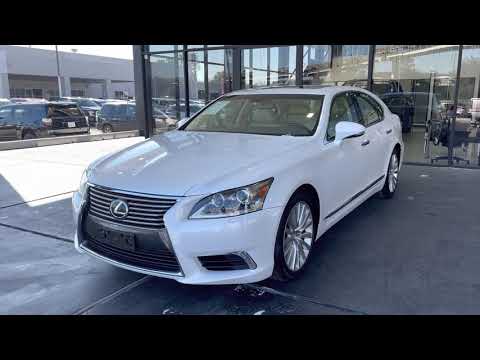 2014 Lexus LS460 white