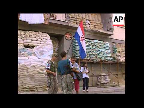 Bosnia -Bihac & Slunj Welcome Croat/Bosnian Troops