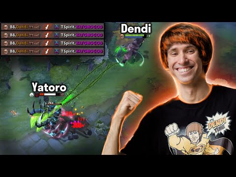 DENDI PUDGE destroyed TI WINNER Yatoro no mercy..🔥