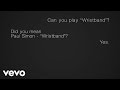 Paul Simon - Wristband (Lyric Video)