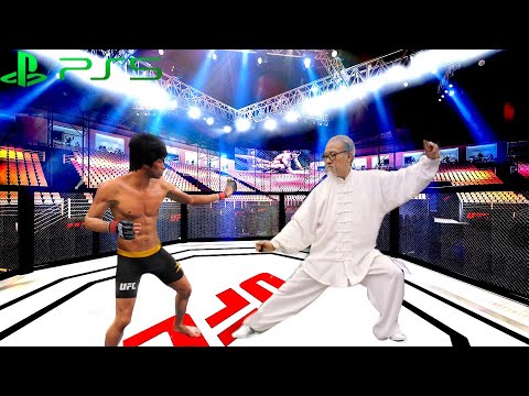 Bruce Lee vs Old Shaolin Monk( EA Sports UFC 4 ) wwe mma