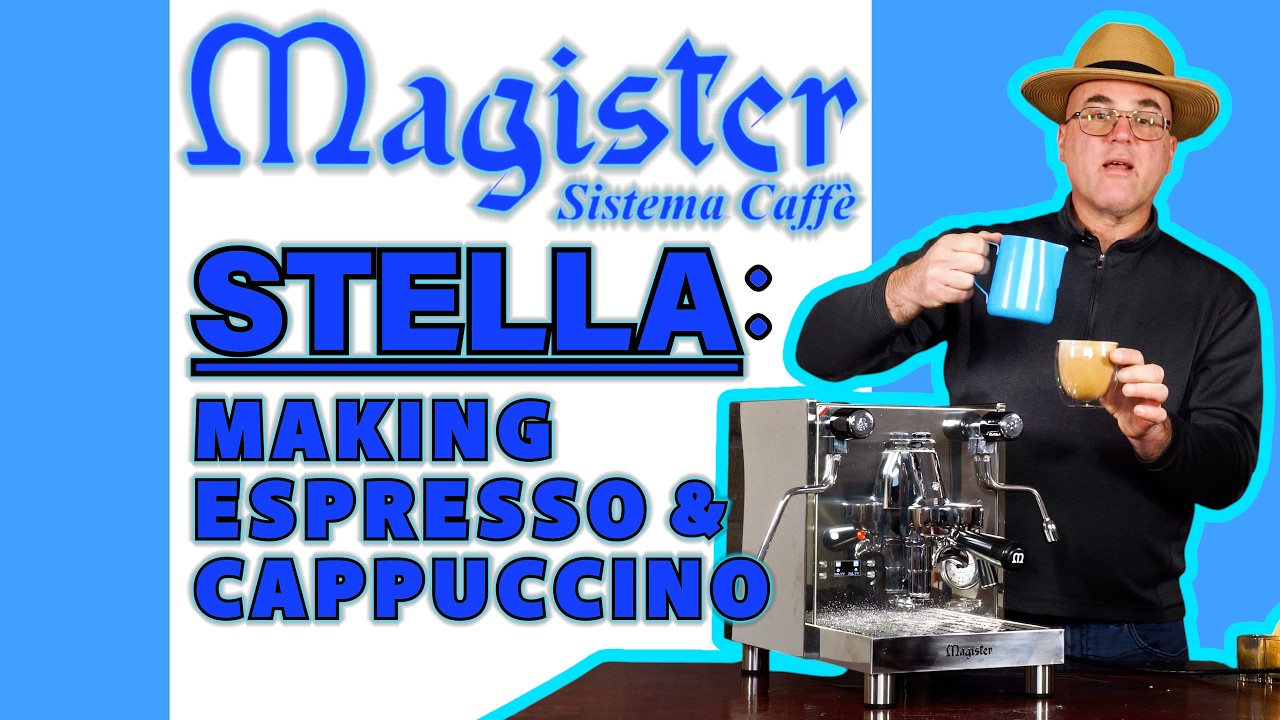 Magister Stella Dual Boiler Espresso Machine: Making Espresso & Cappuccino