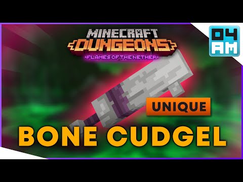BONE CUDGEL Full Guide & Where To Get It in Minecraft Dungeons Flames of The Nether DLC