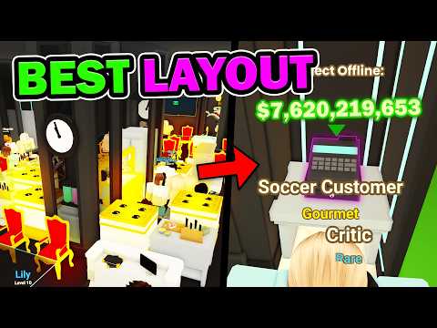 BEST* P2W LAYOUT!! In Run a Restaurant ROBLOX..