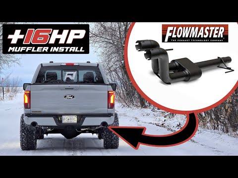 21-25 F150 Flowmaster Outlaw Muffler Install