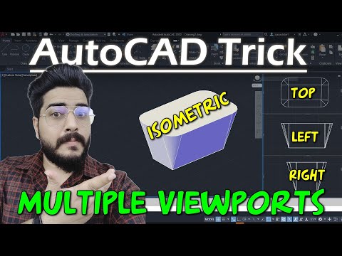 AutoCAD Tricks || Multiple Viewports in AutoCAD AutoCAD Hack