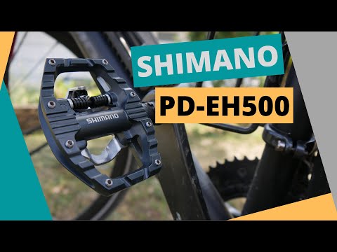 Pedalai Shimano PD-EH500 SPD + SM-SH56 video