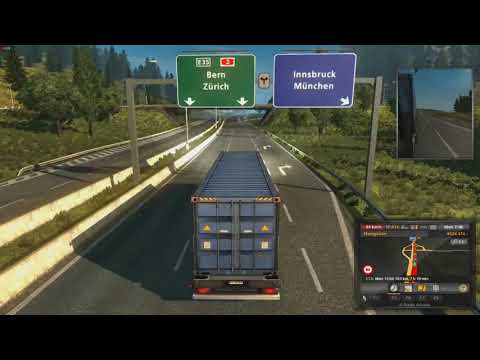 Euro Truck Simulator 2 MP Milan to Luxembourg TIME LAPSE 04/07/2018