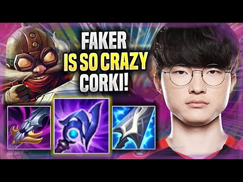 FAKER IS SO CRAZY WITH CORKI! - T1 Faker Plays Corki MID vs Orianna! | Season 2022