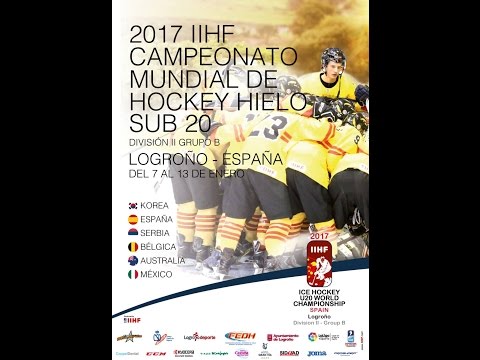 IIHF ICE HOCKEY U20 WORLD CHAMPIONSHIP Div. II Group B Belgium - Australia