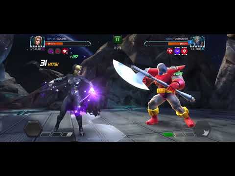 Black Widow Claire Voyant VS 6 Star Terrax rank3 Boss AW MCOC
