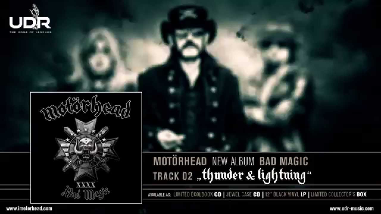 Mot&ouml;rhead - Thunder & Lightning (Bad Magic 2015) - YouTube