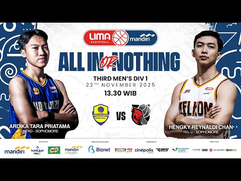 UNPAD vs TEL-U | Third place Men's Division 1 | Bandung I Nov 22