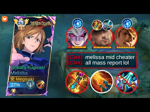 W*F!! THIS NEW MELISSA MID IS REALLY THE MOST DANGEROUS BROKENNN BUILD!! (solo rank)