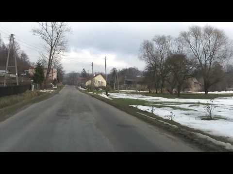 Przejazd przez Pomocne - Powiat Jawor  / Jauer 04-03-2009