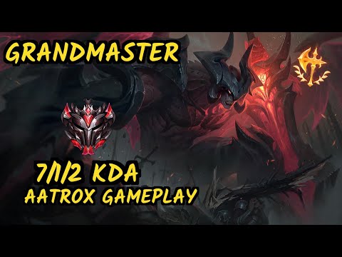 FTW Xaky (AATROX) vs ZED - 7/1/2 KDA MID GAMEPLAY - EUW Ranked GRANDMASTER