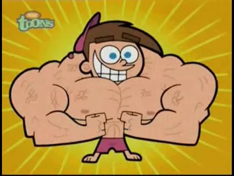 Muscle Cartoon Clip - The Fairly OddParents 1