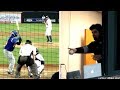The Announcer CATCHES The Foul Ball While On Call