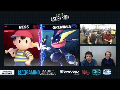 Super Ascension Ultimate Winners Quarter Finals - Stroder (Greninja) vs BestNess (Ness)
