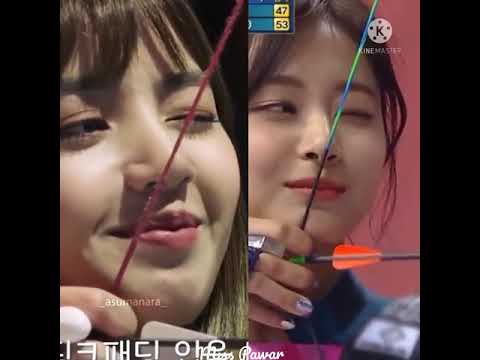 Lisa👸Vs Tzuyu👸...Archery Queen👑...Whom u like??