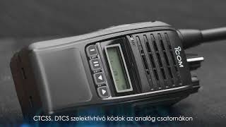 Icom IC-F29SDR dPMR446 kézi adóvevő rádió