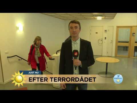"Säkerhetskontrollerna är rigorösa inför häktningsförhandlingen" - Nyhetsmorgon (TV4)