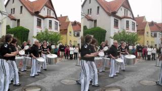 preview picture of video '3D-HD: Straßenfest 2011 - Flensburg, Moltkestraße - Policia do Samba'