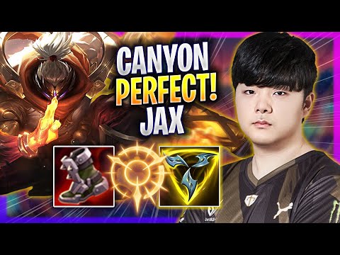 CANYON PERFECT GAME WITH JAX! - GEN Canyon Plays Jax JUNGLE vs Viego! | Season 2024
