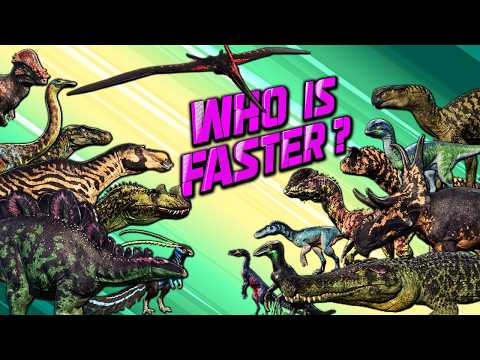 Ultimate Dinosaur SPEED TEST in The Isle Evrima