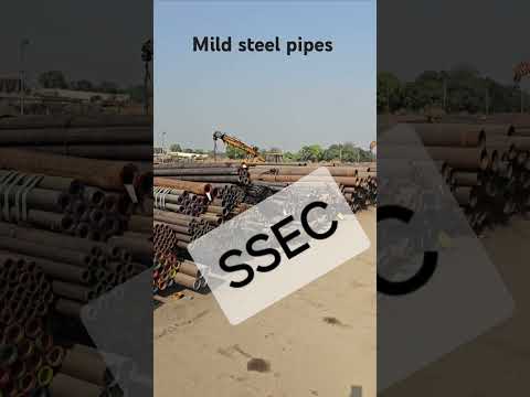 Ms welded round pipes