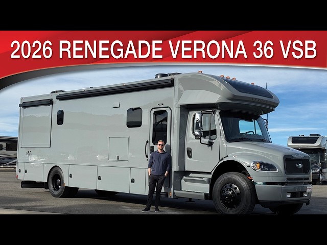 Preview image of 2026 Renegade Verona 36VSB All Gray Super C youtube video