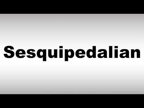 How to Pronounce Sesquipedalian