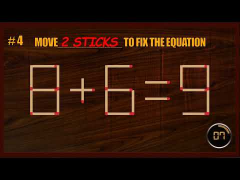 Matchstick Puzzle #117| Matchstick Logic Puzzles |Matchstick Puzzles with Answers| Matchstick Tricks