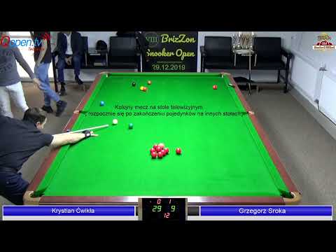 BrizZon Snooker Open VII - Krystian Ćwikła vs Arkadiusz Giernalczyk