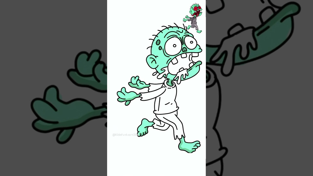 Halloween Creepy Character Drawing for Kids